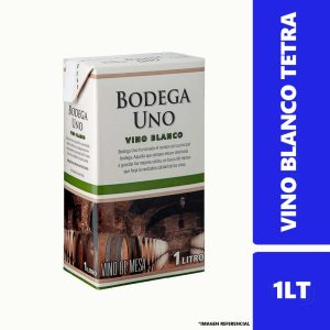 Vino Tetra Bodega Uno Blanco 1lt