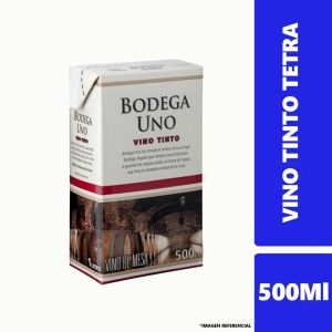 Vino Tetra Bodega Uno Tinto 500cc