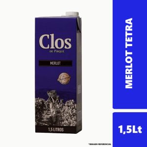 Vino Tetra Clos De Pirque Merlot 1,5lt