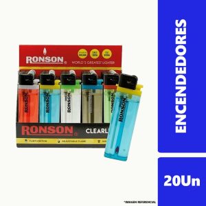 Encendedor Ronson Clearlite 20Un