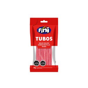 Tubos Fini Frutilla Acidos 80gr