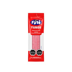 Tubos Fini Frutilla Acidos 15gr