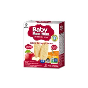 Galleta Arroz Baby Mum Manzana Calabaza 50gr