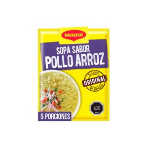 Sopa Pollo Arroz Maggi Display 20 Unidades