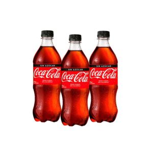 Bebida Zero Coca Cola Pet 591cc