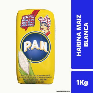 Harina Pan de Maiz Blanca 1 kg
