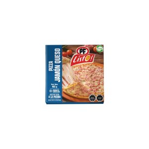 Pizza Congelada Pf Listo Jamon Queso 465 gr