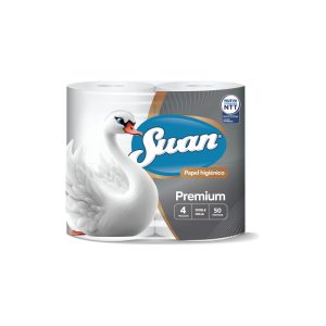 Papel Higienico SWAN Premium Doble Hoja 4x50 Mt