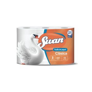 Toalla Papel Swan Clasica 3 Rollos