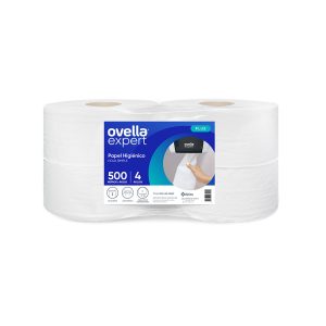Papel Higienico Jumbo Plus Una Hoja Ovella 500MT