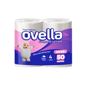 Higienico Ovella Doble Hoja 4x50 Mt