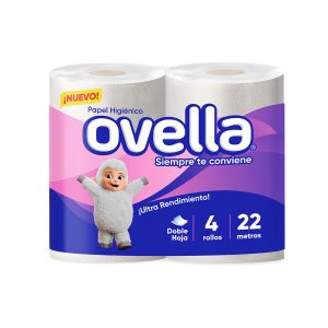 Higienico Ovella Doble Hoja 4x22 Mt