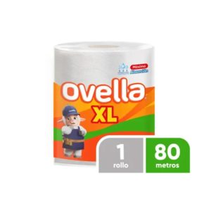 Toalla De Papel Ovella XL Doble Hoja 80 mt