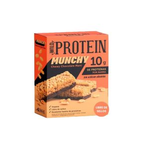Barra Wild Protein Munchy Chocolate Mani 4x30GR