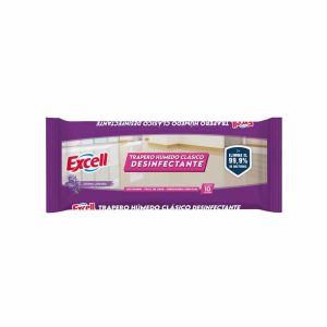 Trapero Humedo Excell Desinfectante Lavanda 10Un