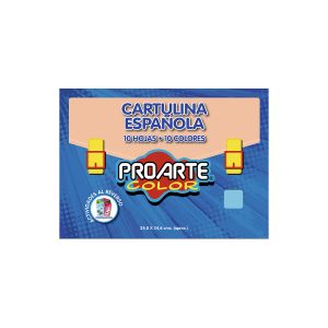 Estuche Cartulina Española Proarte Color 10 Hojas
