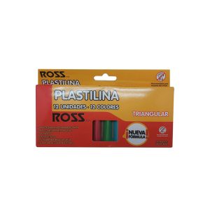 Plasticina Triangular Ross 12 Unidades
