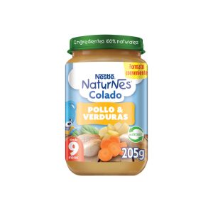 Alimento Colado Naturnes Pollo con Verduras 205Gr