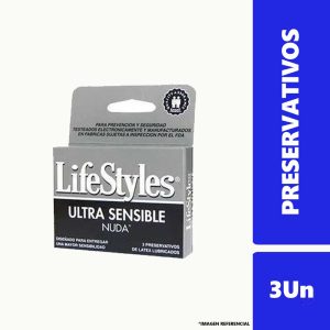 Preservativo LifeStyles Ultra Sensible 3Un