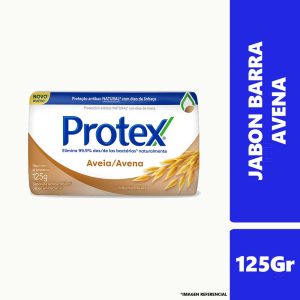 Jabon Barra Protex Aloe Antibacterial Avena Paq 125g